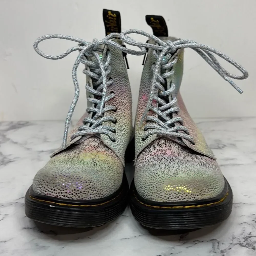 Dr. Martens Pascal Iridescent Lace Up Boots 2